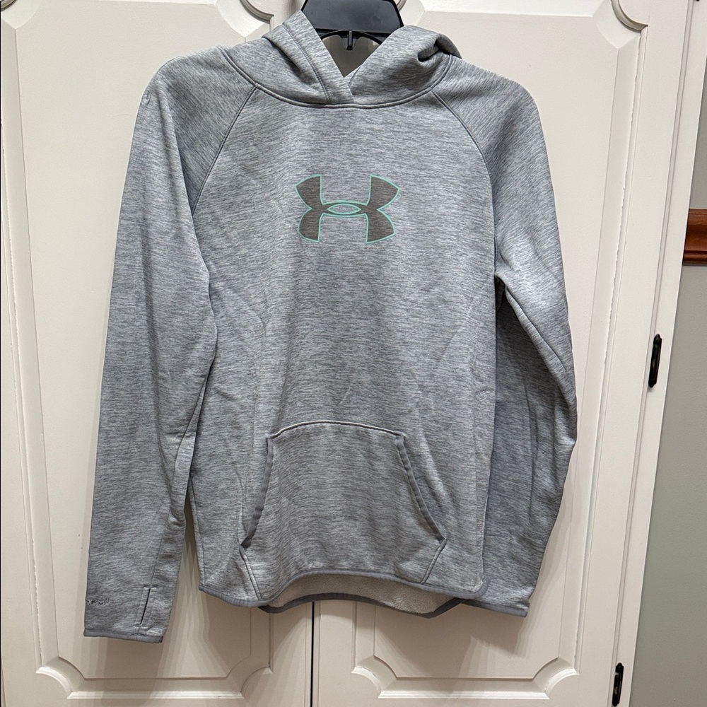 Under Armour Heather Gray Hoodie with Logo